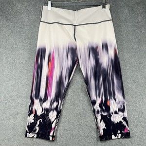 LULULEMON Wunder Under Crop Leggings 10 Mirage Deep Indigo Yoga Pants